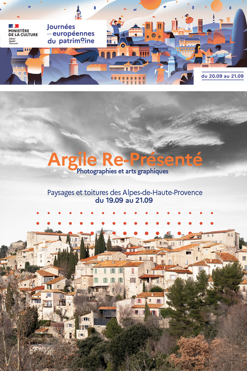 JOURNÉES EUROPÉENNES DU PATRIMOINE - EXPOSITION ARGILE RE-PRÉSENTÉ